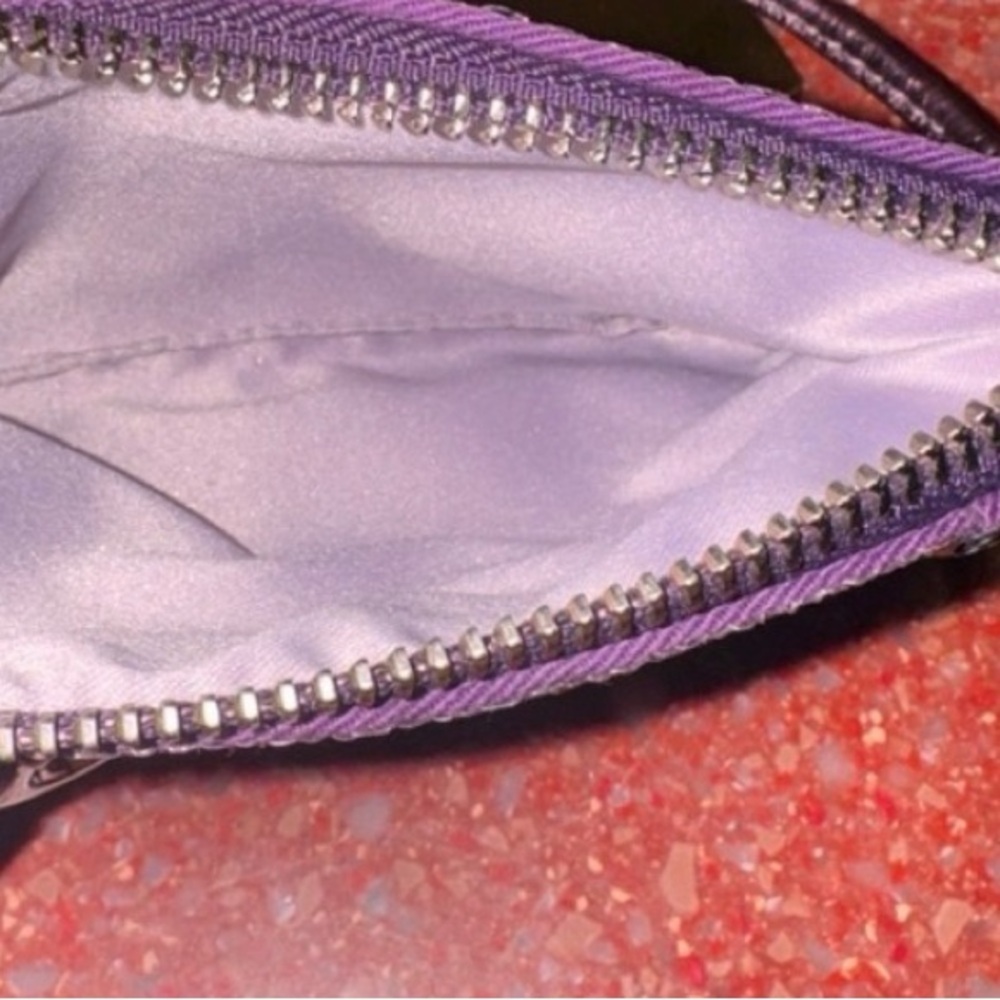 Coach EUC Purple Sequin Crossbody Bag - Picture 6 of 7